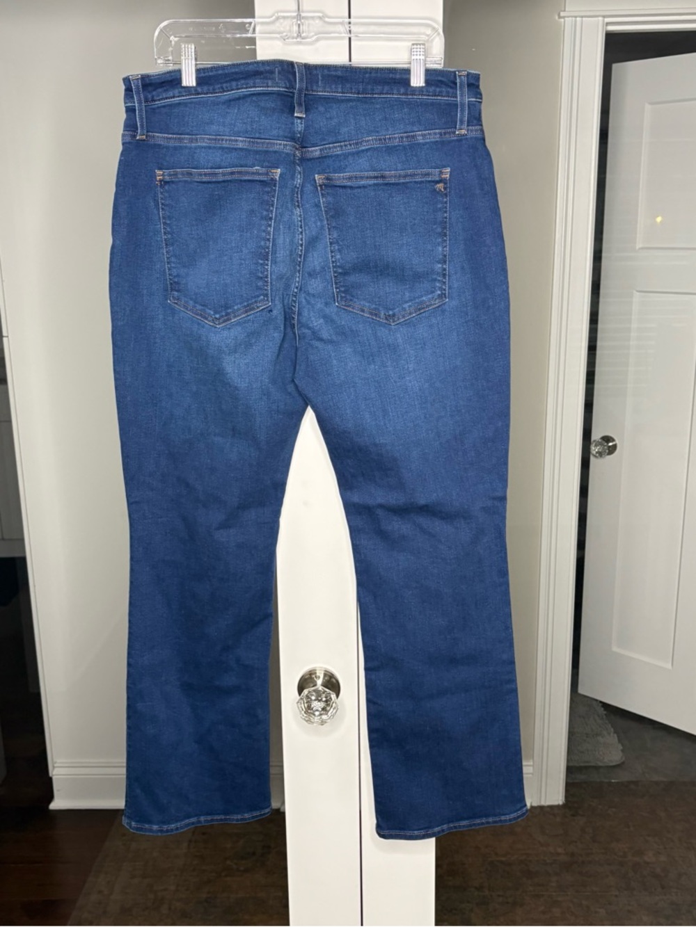 NWT Madewell The Tall Curvy Flare Crop Jean Super Stretch Denim Osgoode Wash - Picture 3 of 6